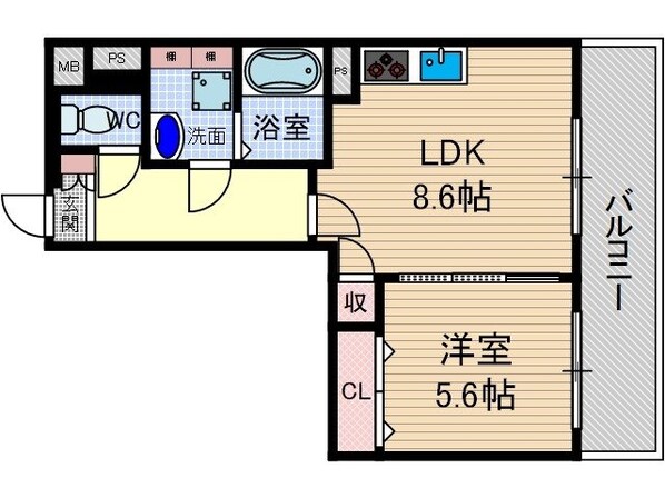 エストラーダ・ブランカ下中条の物件間取画像